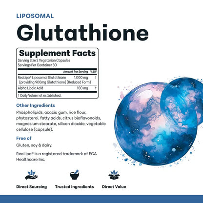 Liposomal Glutathione 1000mg with Alpha Lipoic Acid
